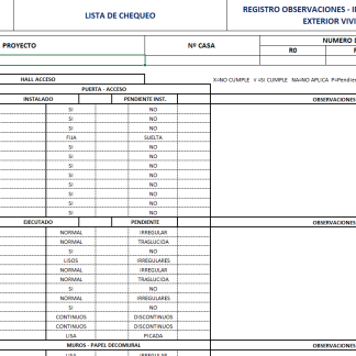 Revisión Técnica de Primera Vivienda